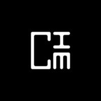 cim brev logotyp kreativ design med vektor grafisk, cim enkel och modern logotyp. cim lyxig alfabet design