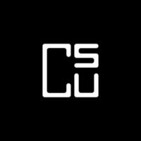 csu Brief Logo kreativ Design mit Vektor Grafik, csu einfach und modern Logo. csu luxuriös Alphabet Design