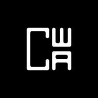 cwa Brief Logo kreativ Design mit Vektor Grafik, cwa einfach und modern Logo. cwa luxuriös Alphabet Design