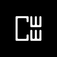cww Brief Logo kreativ Design mit Vektor Grafik, cww einfach und modern Logo. cww luxuriös Alphabet Design
