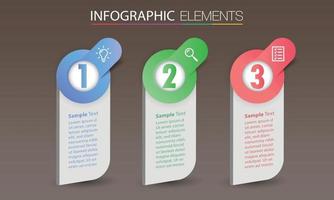 moderne Textfeldvorlage Banner Infografiken vektor