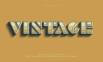 grunge årgång retro redigerbar vektor text effekt alfabet font typografi typsnitt