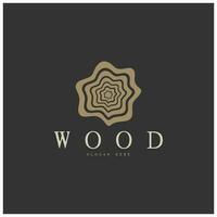trä logotyp mall ikon illustration design vektor, Begagnade för trä fabriker, trä plantager, logga bearbetning, trä möbel, trä lager med en modern minimalistisk begrepp vektor