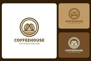 Kaffeehaus-Logo-Design-Vorlage vektor