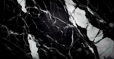 schwarz Marmor Textur Design, dunkel Marmor Oberfläche, gebogen golden Linien, abstrakt Panorama- Hintergrund Design - - Vektor
