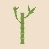 bambu. vektor illustration i platt stil