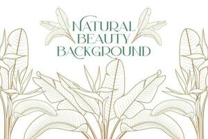 Heliconia Blätter Blumen- Vektor Design Vorlage wie Hintergrund zum kosmetisch und Spa natürlich Schönheit Etiketten