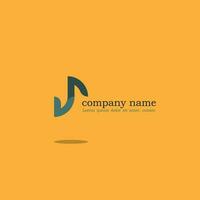 logotyp ikon design brev s exklusiv tvilling trogen monogram ringa form blå och orange lyx enkel elegant för företag eps 10 vektor