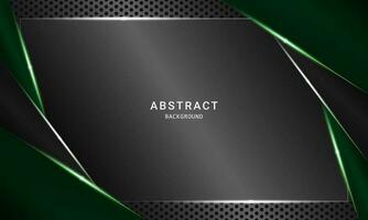 mörk grön abstrakt modern bakgrund för social media design vektor