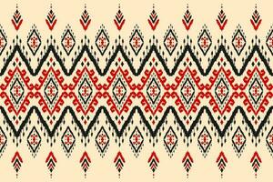matta etnisk ikat mönster konst. aztec etnisk sömlös mönster i stam. mexikansk stil. vektor