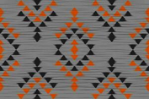 etnisk ikat sömlös mönster traditionell. aztec geometrisk prydnad skriva ut. amerikansk, mexikansk stil. vektor