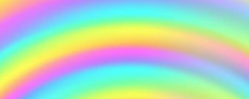 Regenbogen Gradient Hintergrund. abstrakt Spektrum Farbe Textur. Neon- holographisch bsckdrop mit Mischung Wirkung. Vektor Einhorn Hintergrund