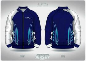 eps Jersey Sport Hemd Vektor.Neon Blitz Muster Design, Illustration, Textil- Hintergrund zum Sport lange Ärmel Sweatshirt vektor