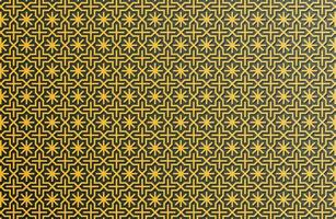 islamic traditionell gyllene Färg sömlös mönster.eps vektor
