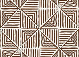 brun färg etnisk stil sömlösa linjer tyg design vektor