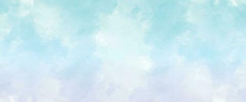 abstrakt Hintergrund mit ein bunt Aquarell Spritzer Design von Blau. Blau Himmel und Wolken. Blau Aquarell beflecken Hintergrund. vektor