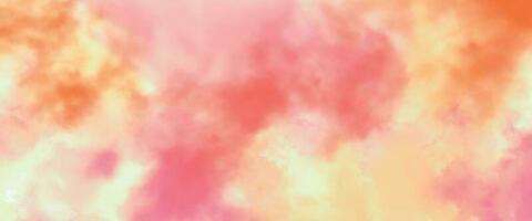 Rosa Orange hell Farben abstrakt Himmel Hintergrund. Digital Kunst malen. vektor