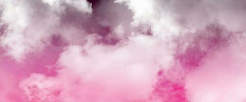abstrakt bakgrund med moln. rosa bakgrund med Plats. fantasi slät ljus rosa vattenfärg papper texturerat. mjuk rosa vattenfärg bakgrund för din design, vattenfärg bakgrund begrepp vektor