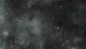 schwarz und Weiß Aquarell Nacht Himmel mit Schnee Sterne. schwarz Aquarell Grunge Hintergrund. Aquarell Flecken und winzig Punkte Spritzen Textur. vektor