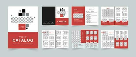 modern Produkt Katalog Layout Design oder Katalog Vorlage vektor