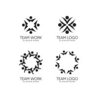 gemenskap logotyp element design med kreativ aning vektor