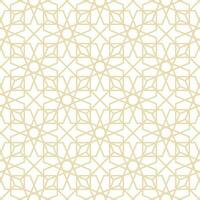 nahtlos geometrisch Muster. islamisch Muster. Arabisch, Osten Ornament, indisch Ornament, persisch Motiv, 3d. Ramadan kareem Gold Gruß Karte, Banner. geometrisch aufwendig, leuchtenden Vektor Illustration.