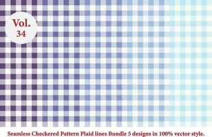 kariertes Linienmuster, kariertes Muster, Argyle-Vektor, Tartan-Muster im Retro-Stil-Vektor vektor