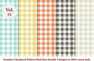 kariertes Linienmuster, kariertes Muster, Argyle-Vektor, Tartan-Muster im Retro-Stil-Vektor vektor