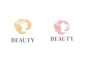 frisches Beauty-Logo-Template-Design vektor