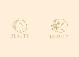 frisches Beauty-Logo-Template-Design vektor