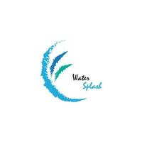 Wasser Spritzen Logo Vektor