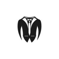 Smoking Gentleman Logo Design Vektor