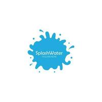 Wasser Spritzen Logo Vektor