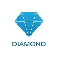 Diamant-Logo-Vektorvorlage vektor