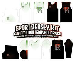 Gradient Platz einfach Linie Jersey Design Sportbekleidung Hintergrund vektor