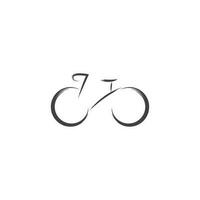 Fahrrad. Fahrrad Symbol Vektor. vektor