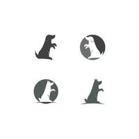 Hund-Logo-Vektor vektor