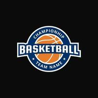 basketboll logotyp vektor illustration design.