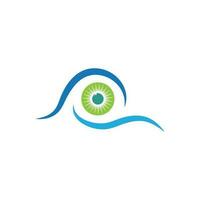 Augenpflege-Logo vektor