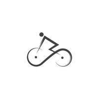 Fahrrad. Fahrrad Symbol Vektor. vektor