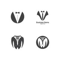 Smoking Gentleman Logo Design Vektor