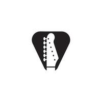 Gitarre Logo Vektor Vorlage