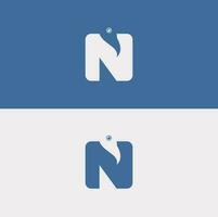 kreativ brev eller första n Örn logotyp vektor design. kombination av n och Örn.