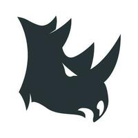 noshörning logotyp ikon design vektor