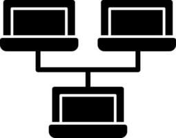 lokal Netzwerk Vektor Symbol Design