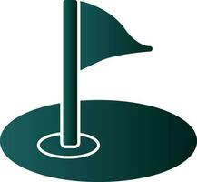 Golf Kurs Vektor Symbol Design