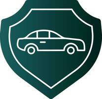 Auto Versicherung Vektor Symbol Design