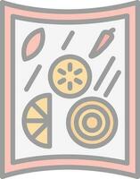 Papaya Salat Vektor Symbol Design