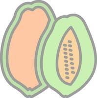 papaya vektor ikon design