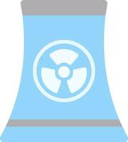 nukleares Vektor-Icon-Design vektor